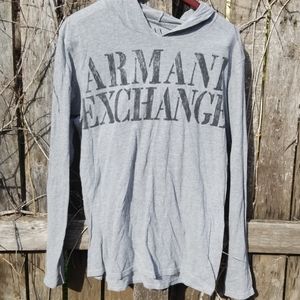 Armani Exchange hooded long sleeve